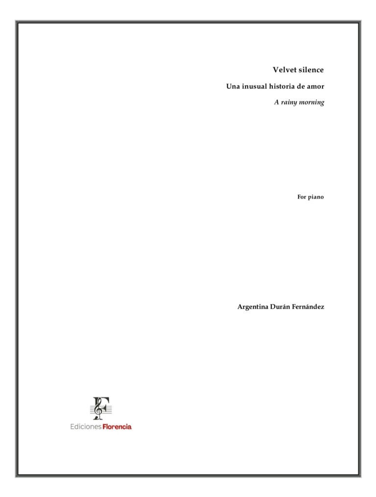Partitura “A Rainy Morning” / Velvet Silence
