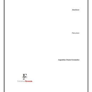 Partitura Atardecer – Argentina Durán