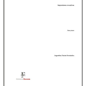 Partitura “Impresiones evocativas” de Argentina Durán