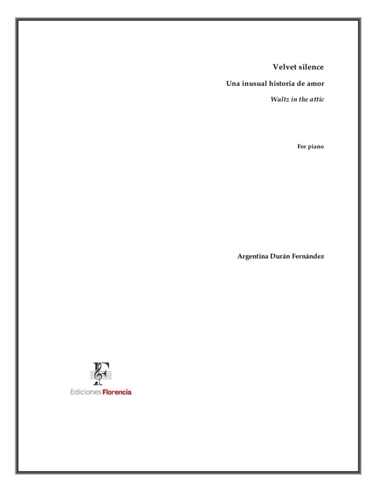 Partitura “Waltz in the attic” / Velvet Silence