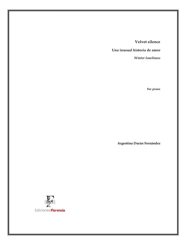 Partitura “Winter loneliness” / Velvet Silence